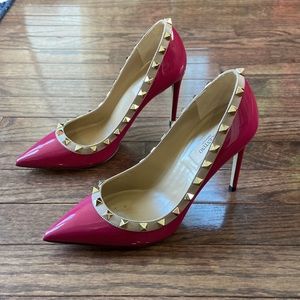 Valentino Patent Rockstud Pumps size 37.5